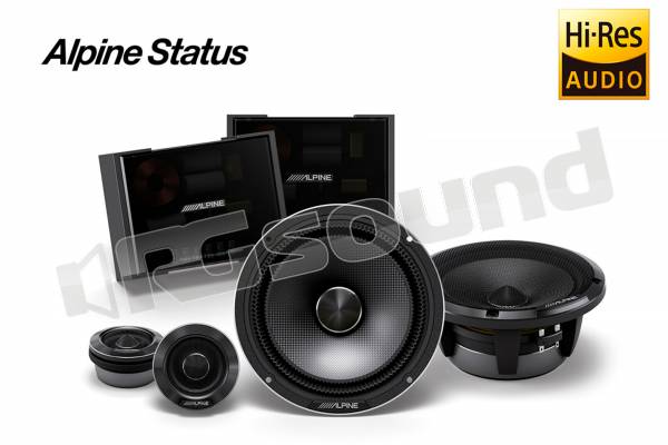 HDZ-65C sistema audio Alpine Status con altoparlanti certificati Hi-Res